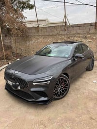 جنسس g70  وارد امريكي موجود بيها سونار وصور الحادث  السيارة ماشيه 30km...