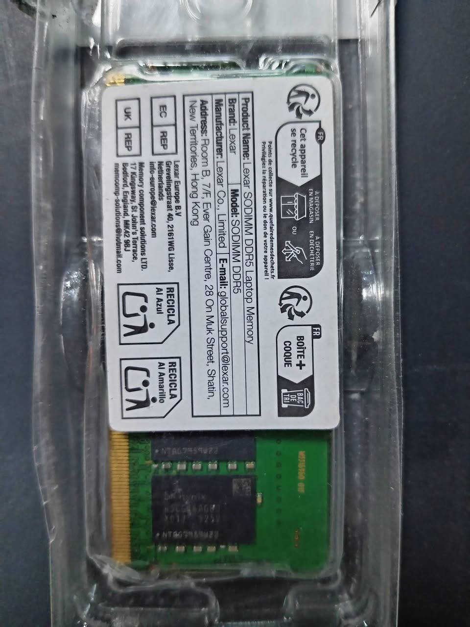 رام lexar 32
مزاد Ddr5 5600


**إذا كنت صاحب هذا الإعلان وتريد حذفه لأي سبب، رجاءا أرسل رسالة إلى الدعم الفني**