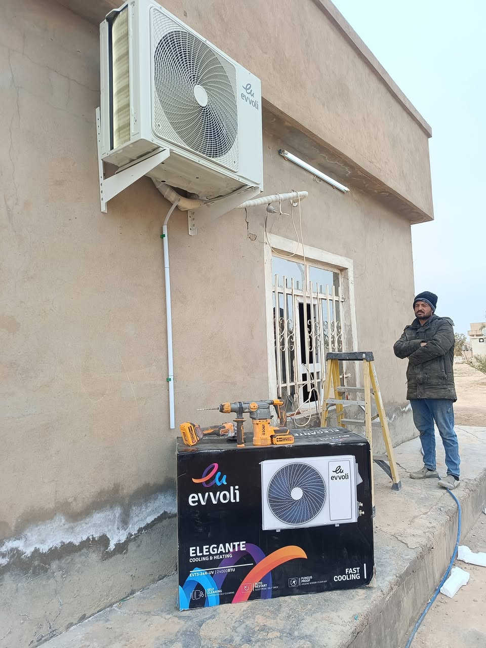 تجهيز وتركيب سبالت ايڤولي بتاريخ 6/2/2026/كادر ورشة البشير لتدفئة والتبريد بأدارة علي الجبوري تحياتي لكم بلموفقية والنجاح الدائم/***********
