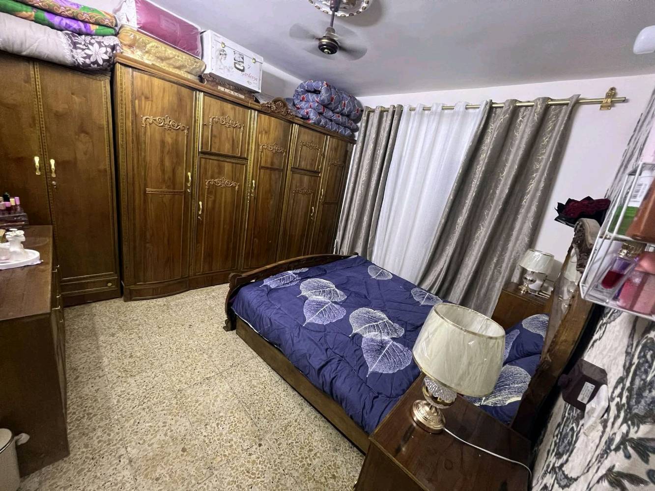 العنوان بغداد الرستميه يم الكليه العسكريه المساحه180البناء150