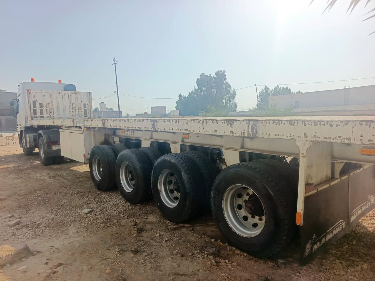 سلام عليكم.
اكتروز. تك.  سبرنك.  2004. بمديلها.
مكفوله كفاله. عامه. من. كلشي. تخم. تاير. مسجله. فلات. ذات جوانب متحركه. 
عربانه. ماموت. 4. دناكير. طول 12.60. متر. دناكير. 16. تخم تاير. راس وعربانه.  
الاستفسار تصال ع رقم ***********‏
