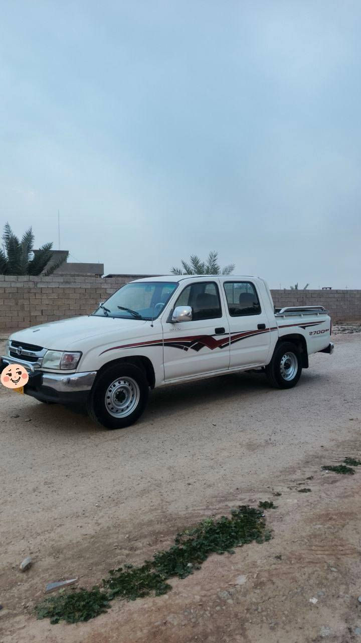 تيوتا دبل قمارة
موديل 2002 رقم اربيل 
سنوية جديدة مكفوله كفاله عامه 
باور ستيرن كشن منفصل تبريد تدفئة تخم تاير جديد 
مكان ديالى 
***********
***********
