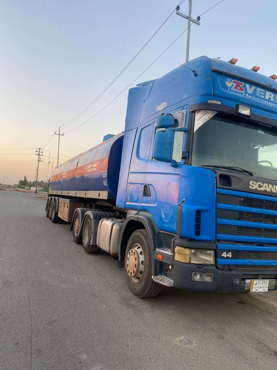 السلام عليكم سكانيا 2002 للبيع جاهزه السعر 250 مكاني ديوانيه ‭***********‬
