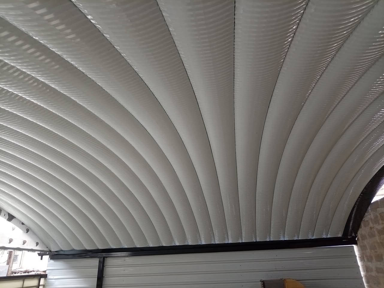 تم بعون الله عمل سقيفه في منطقة السيديه ونشكر كادر مكتب الصادق اللسقائف كي سبان سعر المتر 23الف ***********
