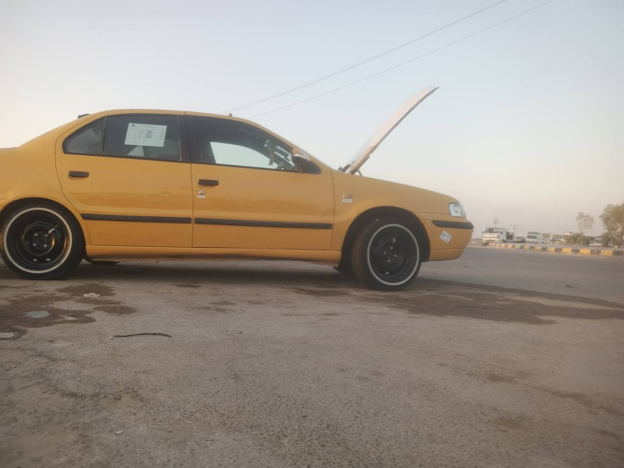 سلام عليكم سمند مديل 12للبيع سياره مكفوله كير ومكينه وتبريد جاهزه سياره مصفره هيئه وغرامات بسمي سياره مال جناي جاهزه سعره 38وبيه مجال  مكاني ناصريه قضاء شطره رقمي ***********
