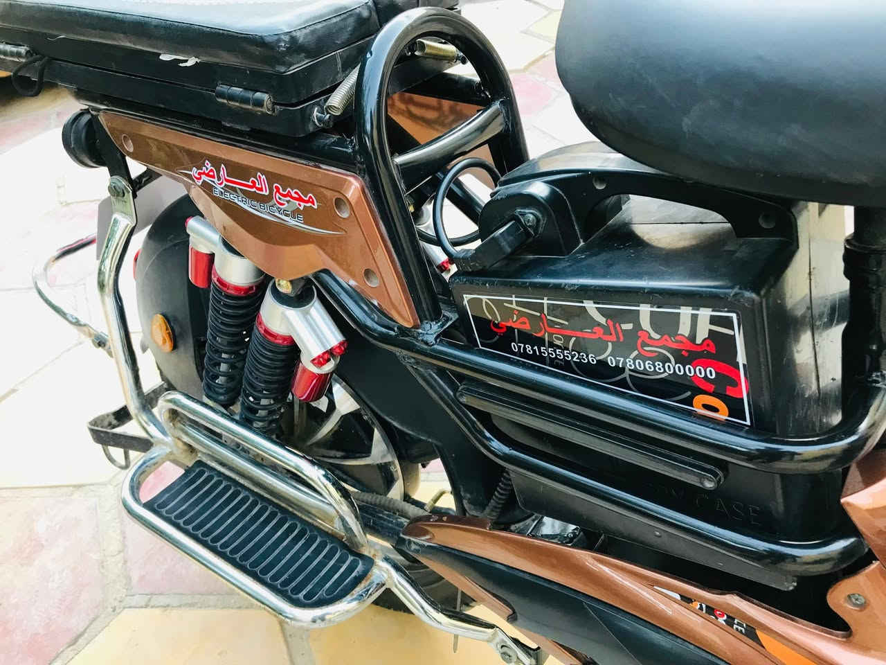 للبيع دراجه شحن مجمع العارضي الحجم الكبير 
بصمه تشغيل عن بعد 
الدراجه نضيفه مادخله تصليح
للاستفسار المراسله او الاتصال على رقم ***********
