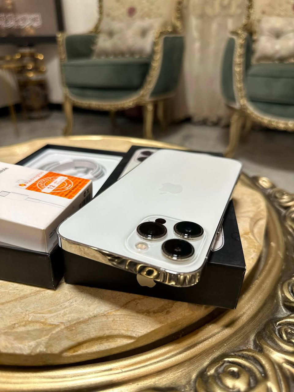 بيع فقط بدون مراوس❤️
13 برو ماكس امريكي نموذج M💥
ذاكره 512💥 
بطاريه 77 ابلادي فول بلشحن يشهد الله
ملحقاته كامله وبي لزكه وكفر 
لجهاز كفاله عامه وتر بروف وين ميعجبك تفحص
سعره : 690 الف مجاله جدا جدا قليل 
مكاني بغداد العطيفيه / الشالجية
لاستفسار : ***********

