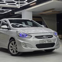 اكسنت موديل 2013 رقم بغداد بأسمي  سيارة كلش حلوة  بيها صبغ قبق صندوق ب...