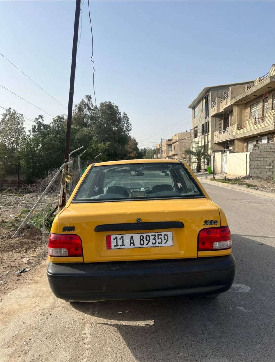 السلام عليكم من رخصت الدمن سايبه موديل ٢٠١١ سياره جاهزه مصفره هيئه وغرامات مال شغل كبل للشارع الاتصال هاذه الرقم *********** وسعر ٢٦
