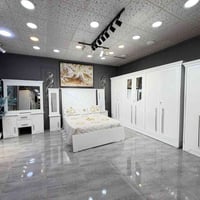 غرفة مرمرية • ٧ قطع • سرير ١٦٠×٢٠٠