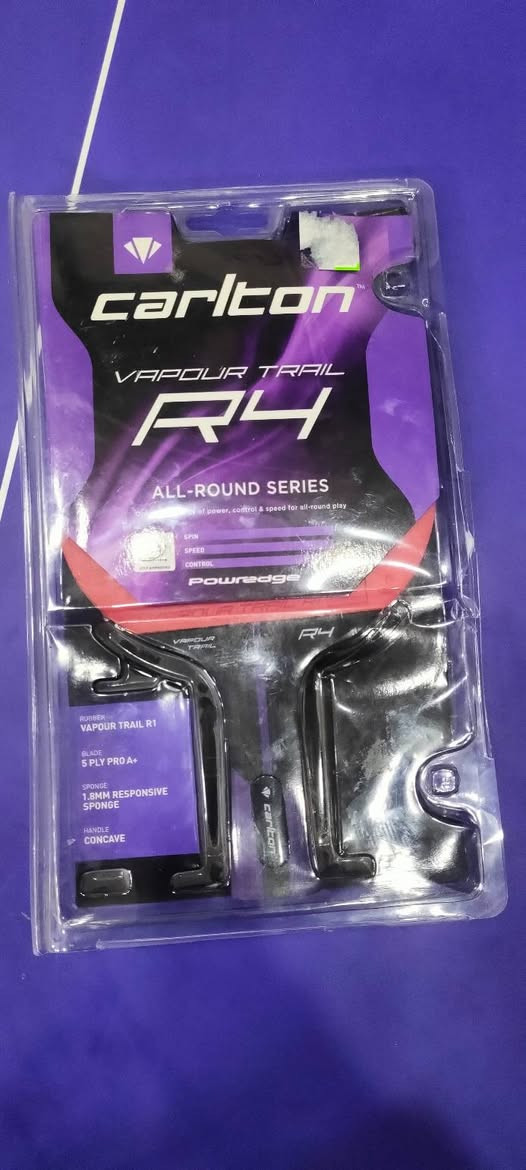 السلام عليكم ركت للبيع نوعية Carlton Vapour Trail R4. يكون مصمم للعب الشامل بين توزن والقوة والتحكم يحتوي على شفرة خشبية من 5 طبقات ومطاط من نوع Vapour Trail R1 مع إسفنجة استجابة بسمك 1.8 ملم . الركت اصلي بي ختم يسمح له بل دخول للبطولات والقطة اجتني من الخارج مو من العراق جديد غير مستخدم سعر 55 وبي مجال  مكاني بغداد رقم التليفون 077047240


**إذا كنت صاحب هذا الإعلان وتريد حذفه لأي سبب، رجاءا أرسل رسالة إلى الدعم الفني**