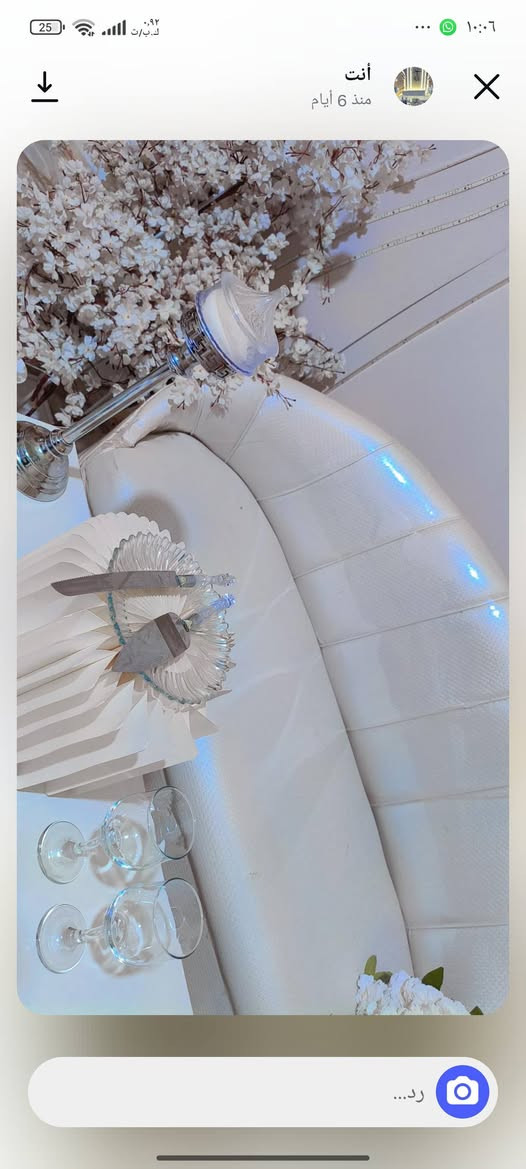 كوشاتنا تليق بفخامة لحظاتكم 💍 ، لان لحظة العمر تستحق الأجمل 🤍ذوق وفخامة التفاصيل تحكي 

يوجد خدمة توصيل ***********
