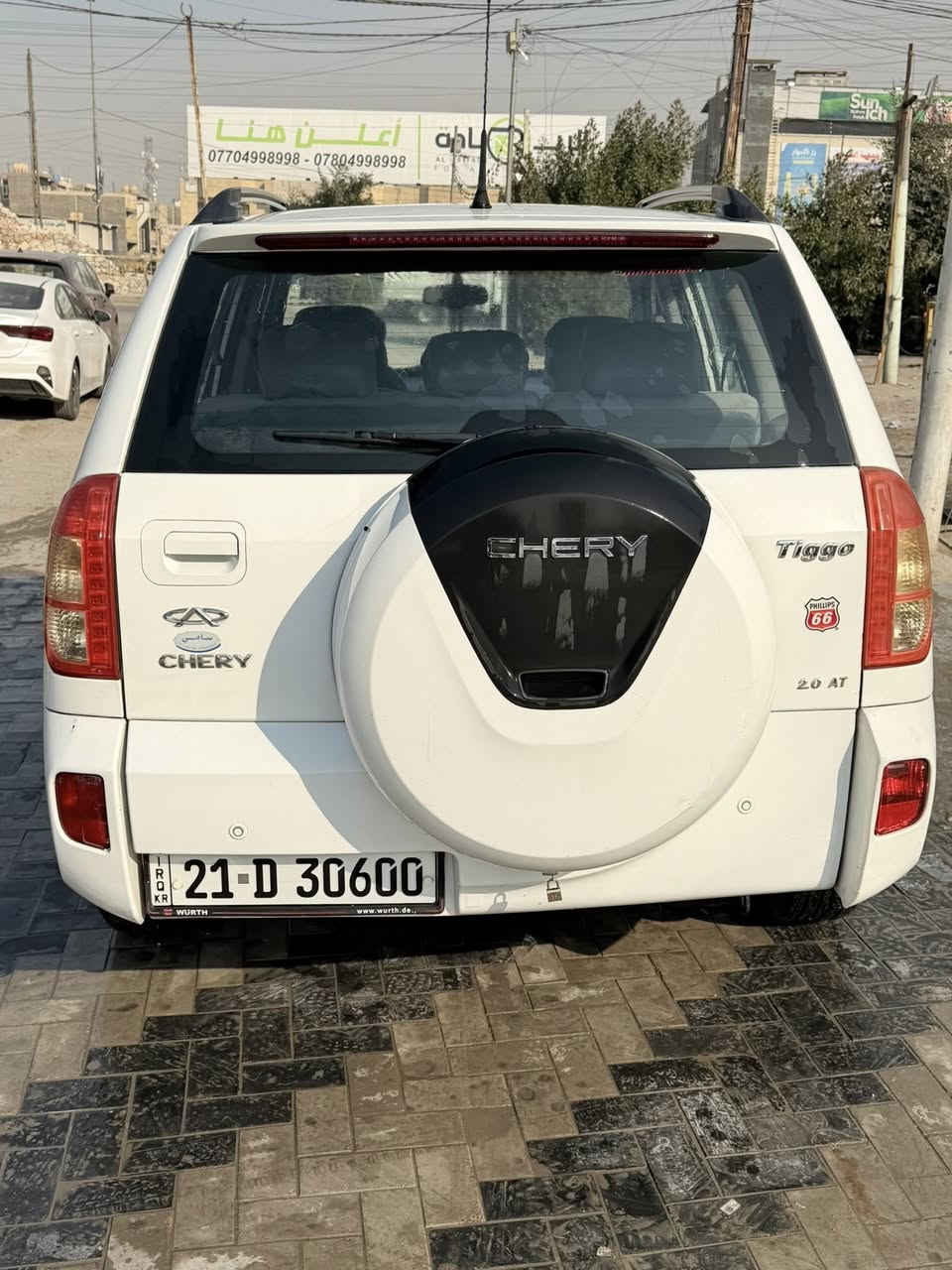 سيارة شيري تيكو موديل ٢٠١٤ محرك ٢٠٠٠ كير أوتوماتيك ميكانيكي المرغوب رقم دولي سليمانية مميز سيارة مكفولة من ناحية المحرك والكير والبدي بدون صبغ بدون ضربة بدون تبديل بدون خياس تكحيلات بسيطة جدا تبريد شغال تدفئة شغالة تخم تاير دوشمة ماشية (١٨٧ ألف كم حقيقي) تحويل أو وكالة مباشرة سيارة كاملة من جميع النواحي لاتحتاج أي مصرف السعر (٨٢$) وبيها مجال بسيط عنوان السيارة بغداد الغزالية رقم الموبايل (***********)
