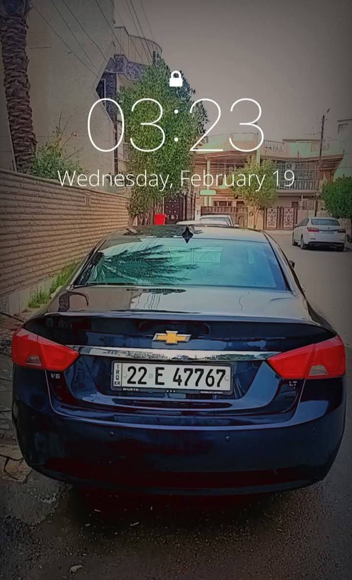 اسلام عليكم
امبالا 2016 فئه Lt
حادثه بنيد فقط نفسه مصلح 
بدون دواخل 
موصفات 
تحديد مسار 
تبريد قطعتين 
مانع انزلاق 
شاشه +قاصه
كشنات جلد 
تحكمات ستيرن 
ويل كب 
اوبيها اهواي موصفات معروفه Lt
كير مكينه تبريد كفاله اتراي وين ميعجبك 
سياره ناعمه اوعليها ادامه كامله مابيها نقص 
رقم اربيل بسمي تريد تحويل اتريد وكاله حاضر 
سعر 119اوبيها مجال 
عنوان بغداد السيديه 
رقمي *********** تحياتي
