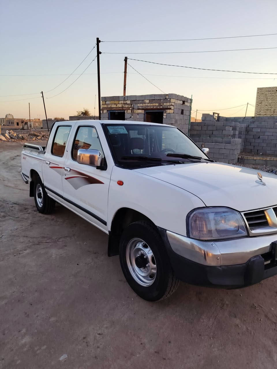 سلام عليكم
بيكم نيسان موديل 14 
فول مواصفات بابطين 
رقم مثنئ 
محرك لا تنقيص ولا تبخير 
كرهبائيات كله شغاله 
طخم تاير 
حداديه كامله 
كير خير من الله 
جاهزه سياره 
مكان ناصريه غراف طلاحبه 
مكلف بنشر 
نتصل وتدلل ***********
