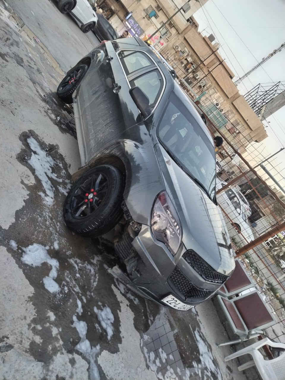 سلام عليكم ورحمة الله وبركاته 
سياره كوينكس شوفر ويت 
موديل 2011
حادثهه جاملغ خلفي وبيهه مكانات صبغ 
سعر 88وبيهه مجال 
المكان بغداد العامريه 
لاستفسار ***********
