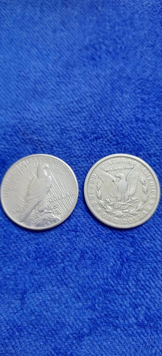 بيع مباشر القطعتين 150 دولار
قطعتين دولار امريكي فضة سنة 1921 وسنة 1923
وسعر القطعة 75 دولار


**إذا كنت صاحب هذا الإعلان وتريد حذفه لأي سبب، رجاءا أرسل رسالة إلى الدعم الفني**