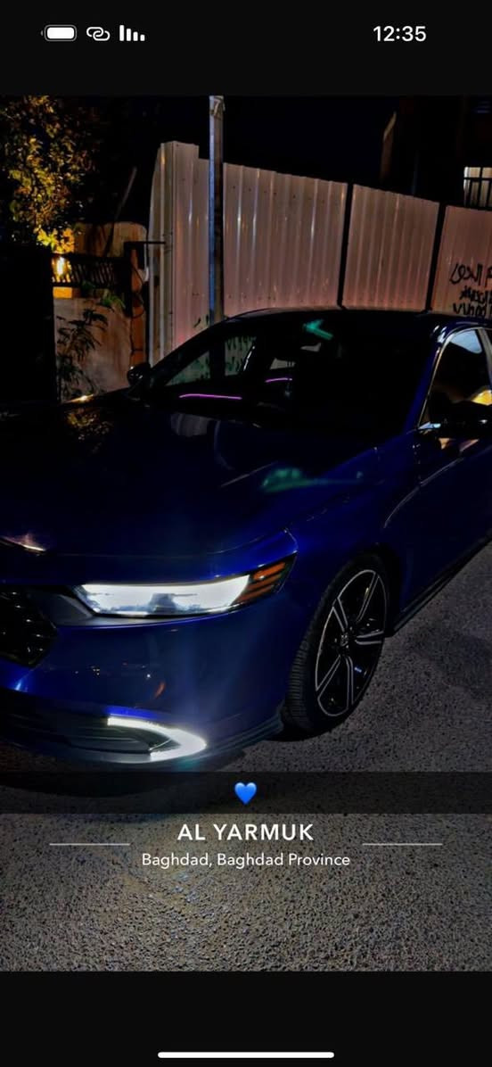 � للبيع سيارة هوندا أكورد هايبرد موديل 2023
📍 رقم بغداد
💰 السعر: 197 ورقة قابل للتفاوض

السيارة نظيفة جداً، استخدام شخصي، موفرة بالبنزين (هايبرد)، مناسبة للاستخدام اليومي والسفر.
مكفولة الفحص بأي مكان.مكاني المنصور الداودي 

📞 للتواصل والاستفسار: خاص أو واتساب 

***********/ 

  ***********
