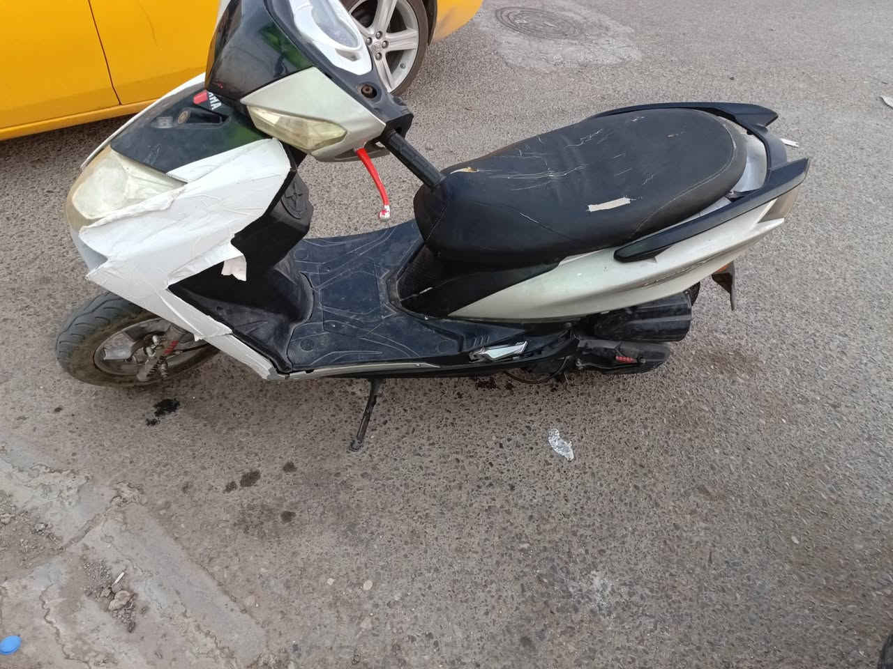 سلام عليكم
للبيع دراجه شغاله نكره 
سعر 240بيها مجال
كركوك ***********
