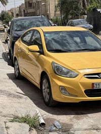اكسنت موديل 2014 خليجي محرك 1400 / بيهه بس صندوق مبدل فقد / سياره بسمي...