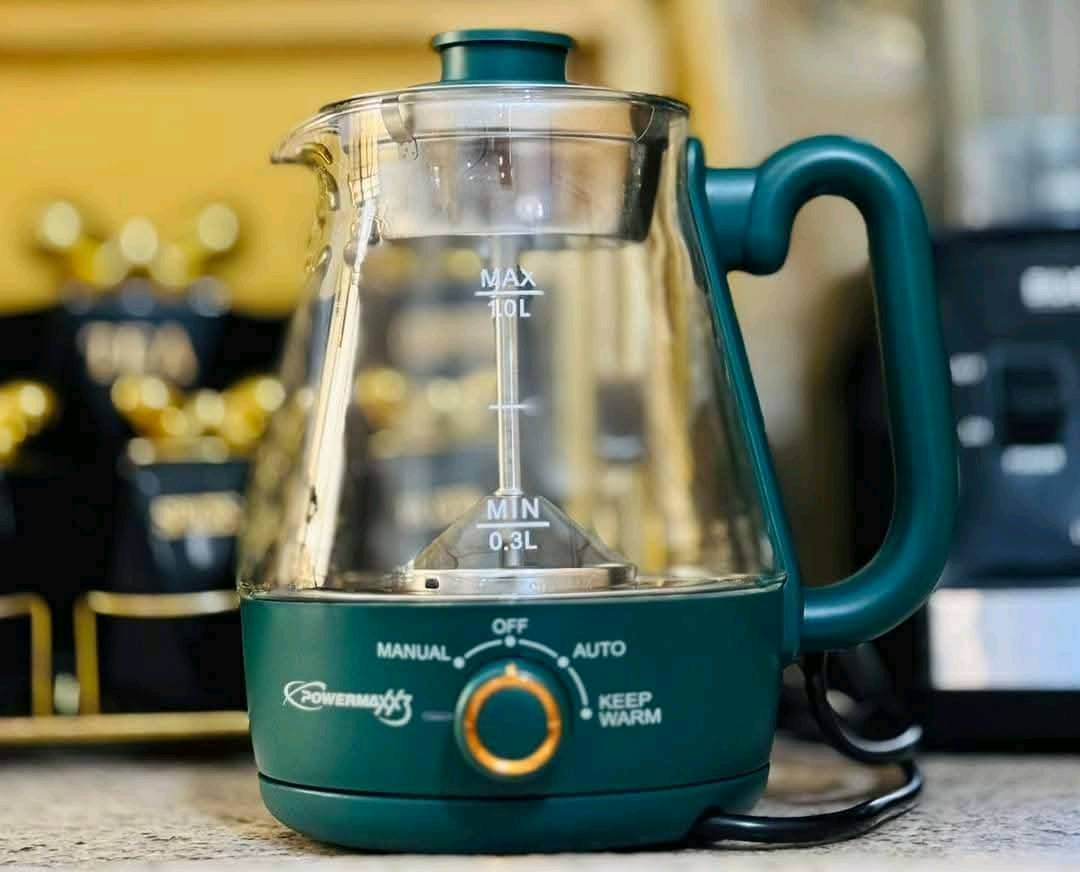 شاي يعدل الراس بعد الفطور بهذا القوري 
وادعولي 🤗 يشتغل ع المولد هم ✅

لكثرة الطلب على قوري تحضير الشاي الفاخر توفر الان ●●●
لتحضير الشاي.البغدادي 

 قوري تحضير الشاي الفاخر والجديد كليا وبمواصفات عاليه جدا ☕☕☕☕
١- ماركه POWERMAXX3 الألمانية 🇩🇪 🇩🇪 🇩🇪
٢- الجهاز بقوة ٦٠٠ واط فقط يعني تيار كهربائي قليل 🌟🌟
٣- سعه القوري ١ لتر 🍮🍮🍮
٤- تحكم بجميع عمليات التحضير يعني ... تشغيل مستمر أو إطفاء الجهاز ذاتيا عندما يتم تحضير الشاي .... أو يمكن ضبط الجهاز ليبقى الشاي محافظ على الحرارة KEEP WARM 🌟
٥ - يمكن إستعمال الجهاز كغلايه ماء فقط 🌟🌟🌟
٦ - مصنوع من أجود أنواع البايركس والستانلس ستيل الغذائي وبمواصفات عاليه 👌👌👌

للحجز والأستفسار مراسلتنا 📩 📨 
او الاتصال ***********
التوصيل بغداد وجميع المحافظات 🇮🇶 🚚 
