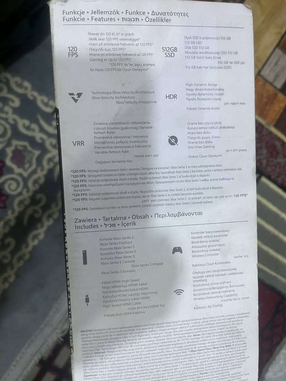 اكس بوكس سيريس اس كلش نضيف وما مفتوح سنه الاصدار 2023 كامل ملحقات الاصليه مع يد كيم سير مع مبرد للجهاز مع يوبي اس السعر 375 يعني احسن من ما تشتري جهاز ب 350 ويا يده وحده وبدون يوبي اس وبدون مبرد هاذه الجهاز كامل مكمل ونضيف كلش ويا العاب مشترك مشتريهن موجوده صورهن مكاني بغداد جسر ديالى


**إذا كنت صاحب هذا الإعلان وتريد حذفه لأي سبب، رجاءا أرسل رسالة إلى الدعم الفني**