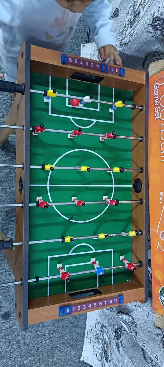 لعبة كرة القدم المنضدية (فيشة)
 مستعمل قليل الابعاد  37*69*62 سم
السعر : 25 الف عنوان البصرة


**إذا كنت صاحب هذا الإعلان وتريد حذفه لأي سبب، رجاءا أرسل رسالة إلى الدعم الفني**