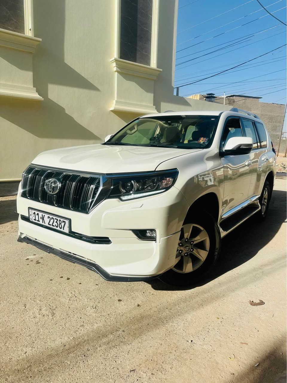 برادو 2018 سازTX.S
مكفوله عده بارد خشم الجاملغ اليمن  رقم بغداد  
ماشيه 110
المواصفات 
سلايت 
بصمه 
دبل تانكي 
٣قطع تبريد 
٧راكب 
حساسات 
كامره
مكانه بغداد جسر اديالى الجديد
للاتصال*********** بغداد, العراق
