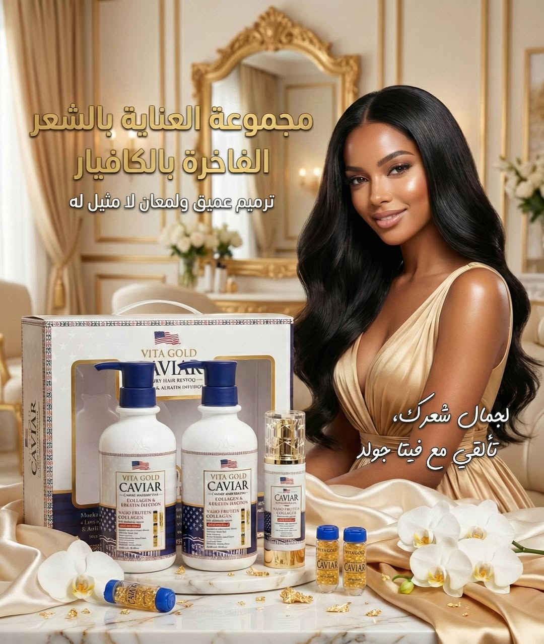 مجموعة العناية بالشعر الاحترافية بالكافيار والبروتين والكولاجين من LUMAfofo الامريكي الاصلي 🇺🇸
مجموعة 7 في 1 مصممة بتركيبة أمريكية.
تعالج مشاكل الشعر مثل التساقط، التقصف، القشرة، والتجعد.
تساعد على تنعيم الشعر وزيادة لمعانه
خالية من السلفات والبارابين.

✅ شامبو 
✅ مكيف 
✅ سيروم 
✅ 3 امبولات من الكافيار المركز لمعالجة الشعر وفروة الرأس 
✅ امبولة النانو بروتين لتغليف الشعر ولمعانه الفاخر 
تحتوي المجموعة على مزيج غني من المكونات المغذية، بما في ذلك الكافيار والبروتين البرازيلي والكولاجين والكيراتين وزيت الأرغان وزيت الجوجوبا.
لمعالجة الشعر التالف والمطاط  والمجعد يحافظ على الشعر ويحميه بنسبة ١٠٠٪‏ 
كما يعطيه الترطيب العالي والنعومه واللمعان 🌸

تساعد على معالجة تساقط الشعر بشكل نهائي وزياده كثافة وطول الشعر 
تساعد على تسريح وترطيب الشعر وتنعيمه وتقويته 
تساعد على معالجة الشعر التالف والمتقصف والمطاط نتيجة الاصباغ الكيميائية
المجموعة خالية من 
السيليكون 
الالوان الصناعية 
الاملاح الكبريتية 
🌹مناسب للشعر المعالج والمسرح بالكيرياتين والبروتين
متوفر المنتج حصرياً الاصلي 

السعر 25الف

الحجز والأستفسار  و على التلكرام وفي هذا الرقم يوجد فيهِ واتساب
الرقم : *********** 
يوزر تليكرام : @LZl1Z
توصيل جميع المحافظات 4 الاف
