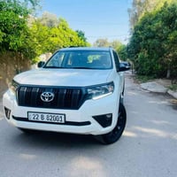 برادو 2023 فول مواصفات  الكراسي الاماميه كهرباء  بجم اسود   ويل اسود ب...