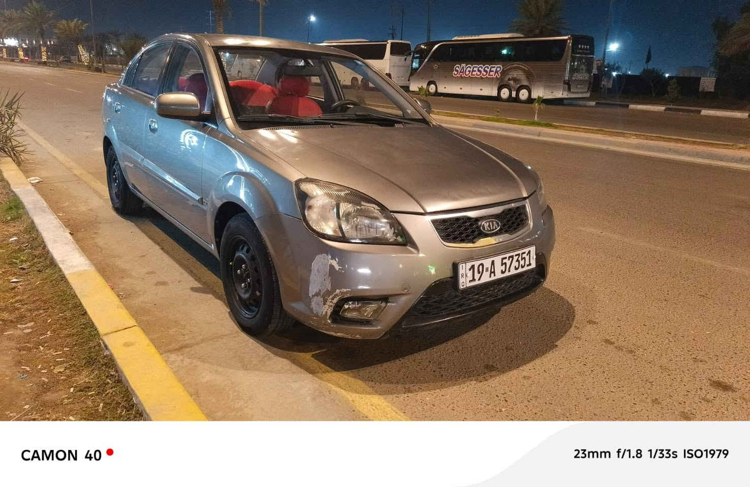 سلام عليكم.ريو موديل ٢٠١٢ السياره كلش جديده واستخدام مال بيت ماشيه فقط ٨٩الف حقيقي
محرك ١٦٠٠ كفاله عامه بيه بس بارد شويه فقط لا غير 
جاهزه من كير محرك حداديه 
مكان كربلاء 
السعر ٩٠وبيه مجال 
السونار معه الصوره 
***********
