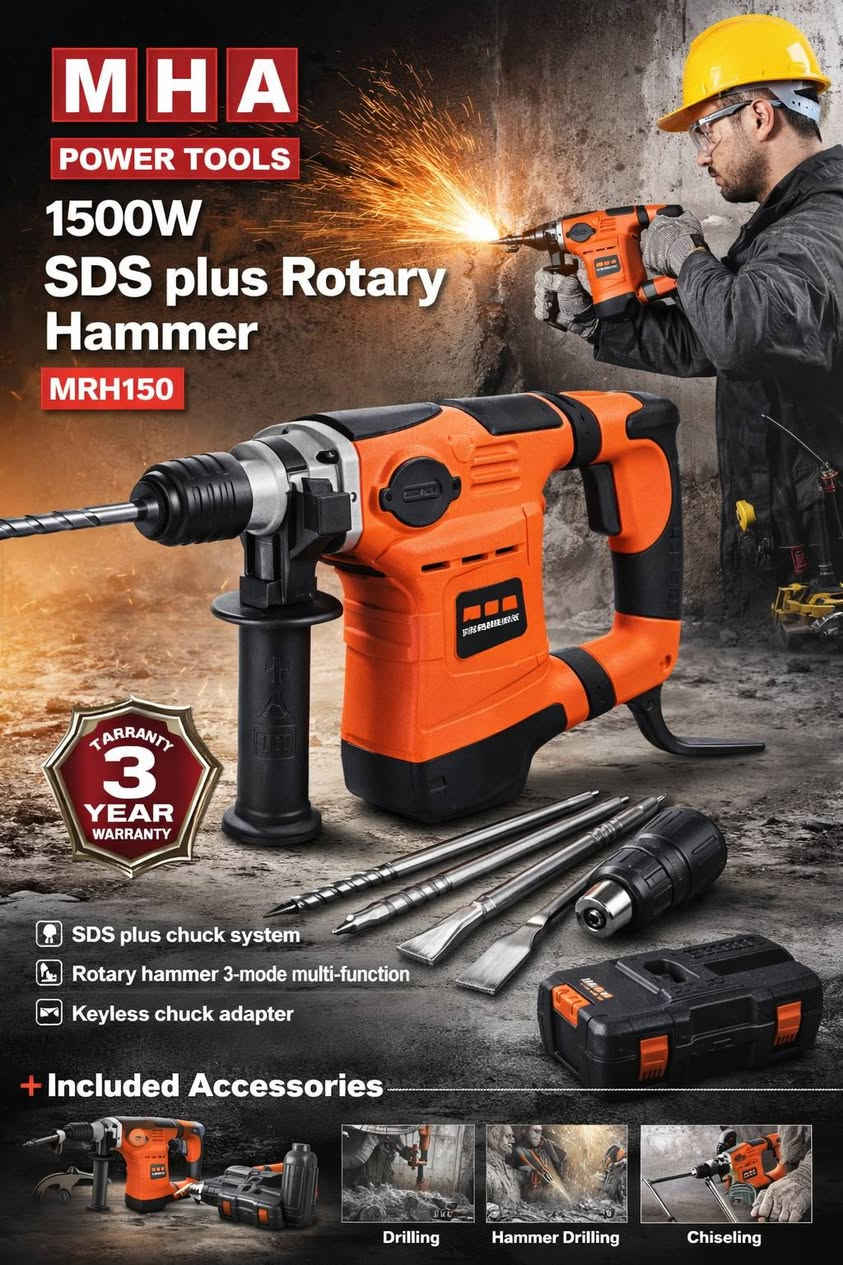 السلام عليكم 🔥
عرض خاص 🚨 سارعوا قبل نفاذ الكمية ⏳
وصل حديثاً ✨ همر تكسير و تخريم احترافي
🔶 قوة 1500 واط
🔶 نظام SDS Plus
🔶 أداء قوي وسريع يناسب الشغل الثقيل
🔶 جودة ممتازة
أفضل اختيار لأعمال البناء والتخريم 💪
سعر منافس ما ينلكه بكل العراق 😎
🚚 توصيل لكافة المحافظات
📩 للحجز والاستفسار راسلنا خاص أو واتساب
#العراق #بغداد #عدة_كهربائية #معدات #تخريم #مقاولات #عرض_خاص #اسعار_مميزة


**إذا كنت صاحب هذا الإعلان وتريد حذفه لأي سبب، رجاءا أرسل رسالة إلى الدعم الفني**