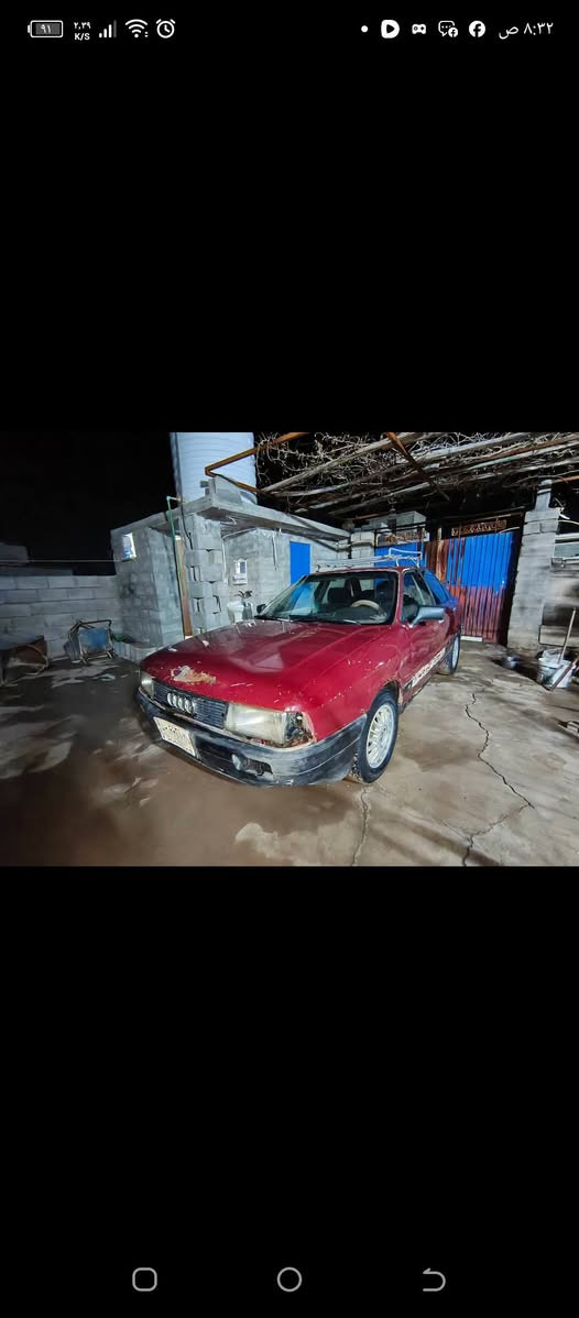 السلام عليكم سيارة أودي رقم ألماني محرك بي بدايه صرف شرط الكير بدلتلها طخم السياره نضيفه داخل خارج كلشي بيها شقال تدفه مسجل كهربهيات  شرط كاربون  اوراقها كامله تريدالتحويل تريد وكاله.
 رايدها 20..للتواصل ***********#
