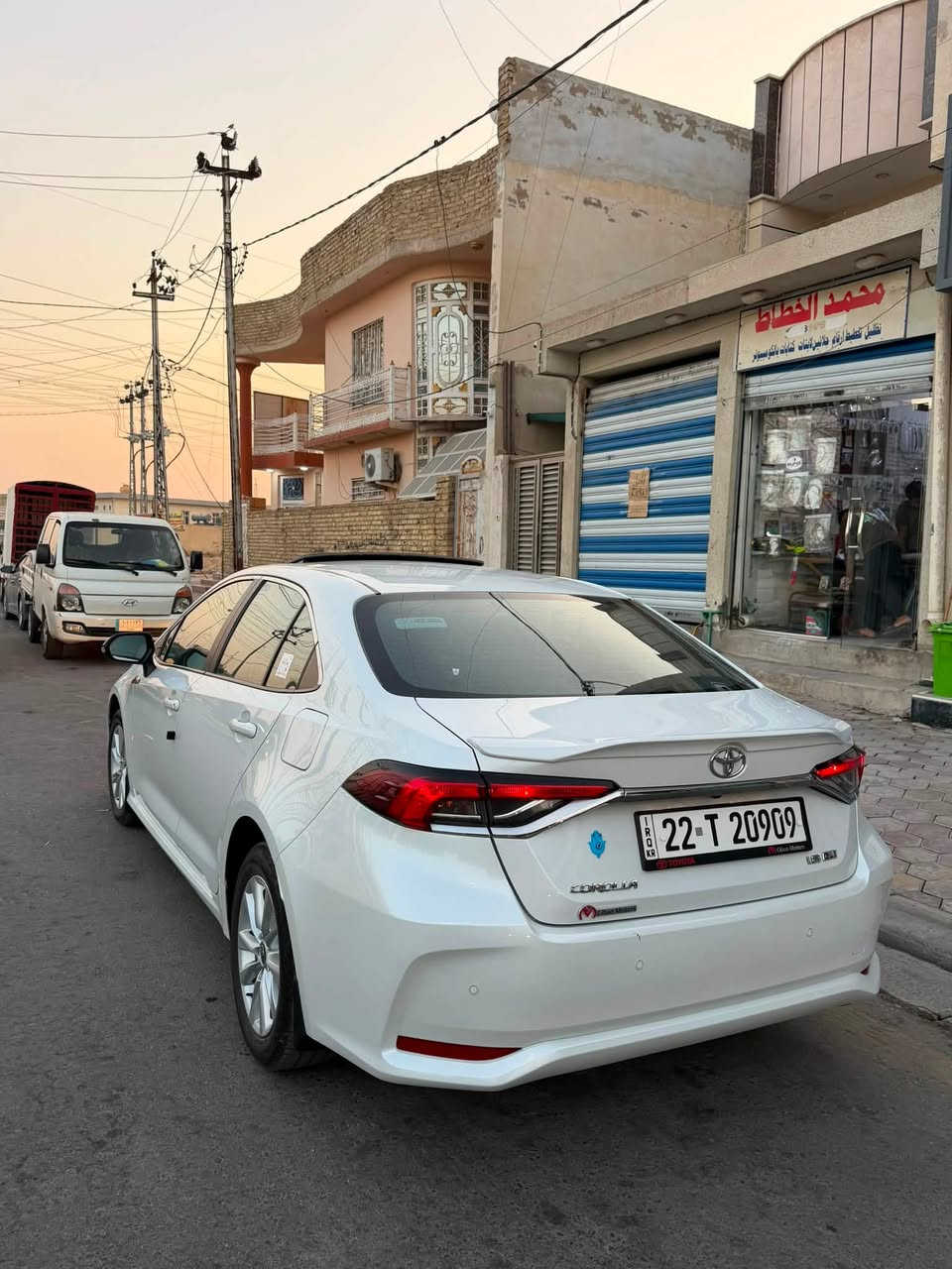 كورلا 2025 خليجي 🦅 بانزين  فقط  ساز ياباني الصنع وتبديل دهن كله ب وكاله مجاني
🚦رقم أربيل  

المواصفات…..🖍️
                                               فتحه سلايد 
محرك 1800 بانزين
بصمه + دخول ذكي
 نظام الترحيب عند الاقتراب  
حساس استشعار عند الاقتراب
تبريد قطعتين 
نظام القيادة (سبورت + عادي)
كيجات ديجتل شاشه 
شاشه نفكيشن + كامره خلفيه دواره
 حساسات امامية+خلفية
مانع نزلاق

 شحن USP
تبريد بيانو شاشه 
اشاير مري 
مري شفط 
 
ويل كب حجم 16 عدد5
حساس اطار + حساس لايت عالي وناصي اوتو + حساس مطر 
تحكم سترين كامل

 العنوان📍 بغداد  كراده 
‭***********‬
 السعر :197 وبيه مجال بسيط انشالله
