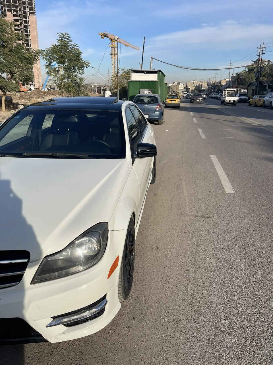 ‏Mercedes-Benz C300 2012
-------------------------------------
#السعر : 125$ وبيهة مجال بسيط

#رقم الهاتف :***********

#رقم السيارة : بغداد 11 

مكان السيارة : بغداد / الحرية
-------------------------------------
السلام عليكم 
 للبيع  مارسيدس C300  موديل 2012 رقم بغداد السيارة وارد امريكي حادثهة بلدوسه وموجودة صور الحادث وبلعراق مبدله بيهة قطع اصليه نفس اللون ابيعهة حزام بدون لاشواصي ولا لغود السيارة كلش حلوه وناصبه وقوية ومستعجل علبيع
تفاصيل سيارة :
 1- السيارة عليهة اضافة سبايدر R ستايل + شفقة
ومغلف القمارة اسود اصلي حراري  وعندي صورهة قبل التغليف 
2_محرك 6 سلندر  حجم 3000 تنفس طبيعي المرغوب+كير  مكفولات ⁦⚔️⁩
3_تبريد قطعتين+❄️⁩
4_كروز سرعة🔒 
5_ داخل اسود جلد⚔️⁩
6_مراية داخلية+جانبة عاكسة ⁦🔍
7_تحكم ستيرن ⁦⚔️⁩
8_لايت زنون 
9_انظمة قيادة  +سبورت + طبيعي 
10_انارة ترحيب💡 خارجية وداخلية ⁦⚔️⁩
11_شاشة اعطال
12ستيرن كهرباء  + تحكمات 
13_ويل 18 AMG اصلي
14_فتحة سقف 
15-كشنات كهرباء ذاكرة 
16- شاشه وكامرة وسماعات هارمن كاردن 🎧
17- السيارة وياهة تخم كامل بردات تفصال معتم ‎100‎%‎100

 -------------------------------

