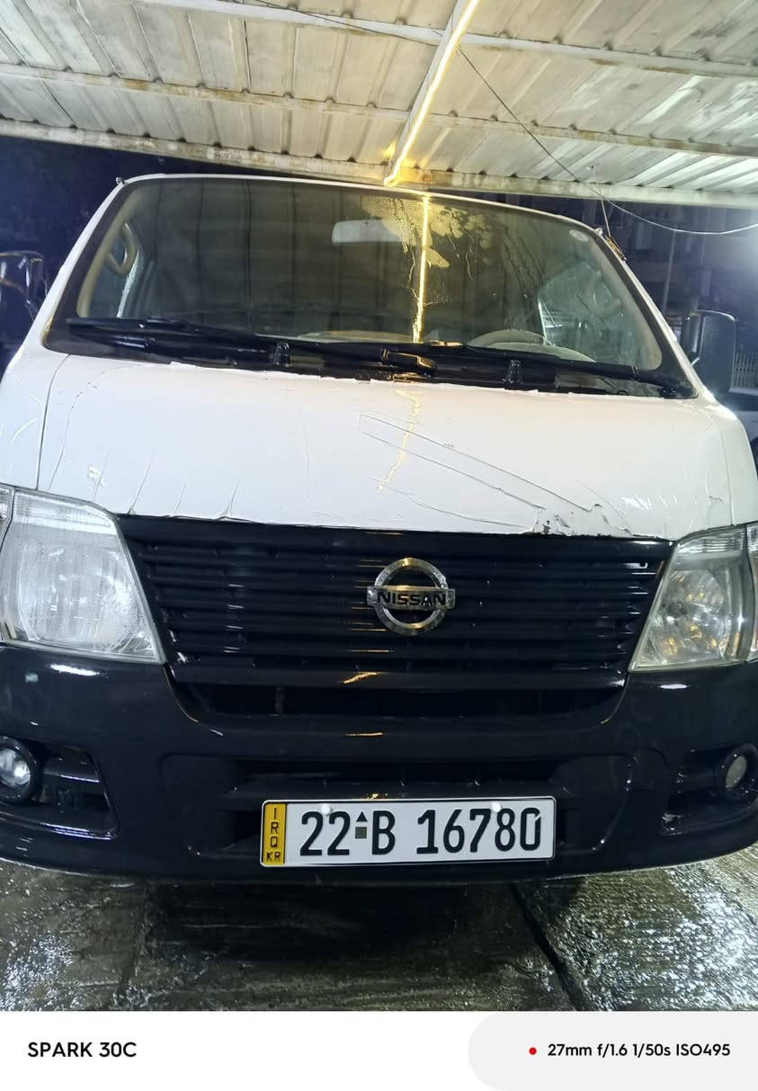 السلام عليكم
نيسان يورفان موديل 11 السيارة جاهزة مكينة ونجي السنوية بسمي جديده مكاني بغداد البياع للاتصال ***********
