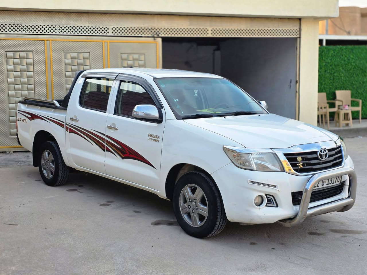 TOYOTA Hilux 2014
شاصي 12
ويل كب 
صدر جديد
محرك جديد 
گير جديد 
جام اوتو 
گير اوتماتيك 
شاشة ايباد اندرويد 
كامرة خلفية دوارة 
رقم اربيل دولي سنوية 2026
وباقي المواصفات المعروفة 
الباب الورة اليمين مبدل اصلي وبي بارد قليل
#السعر 208
للاستفسار ***********
