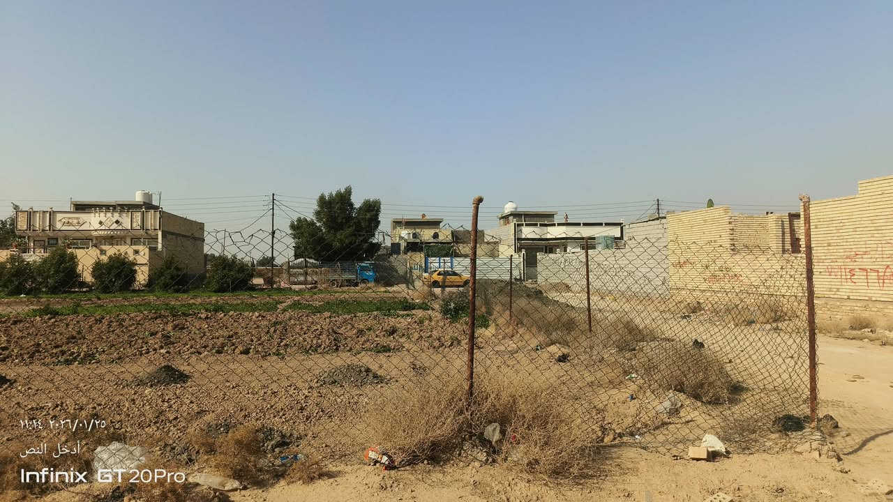 سلام عليكم قطعه ارض للبيع ميتين متر معه بتلو ميتين  متر العنوان بغداد حي البتول شارع مدرست الخيرات زراعي الاستفسار ‪***********‬‏
