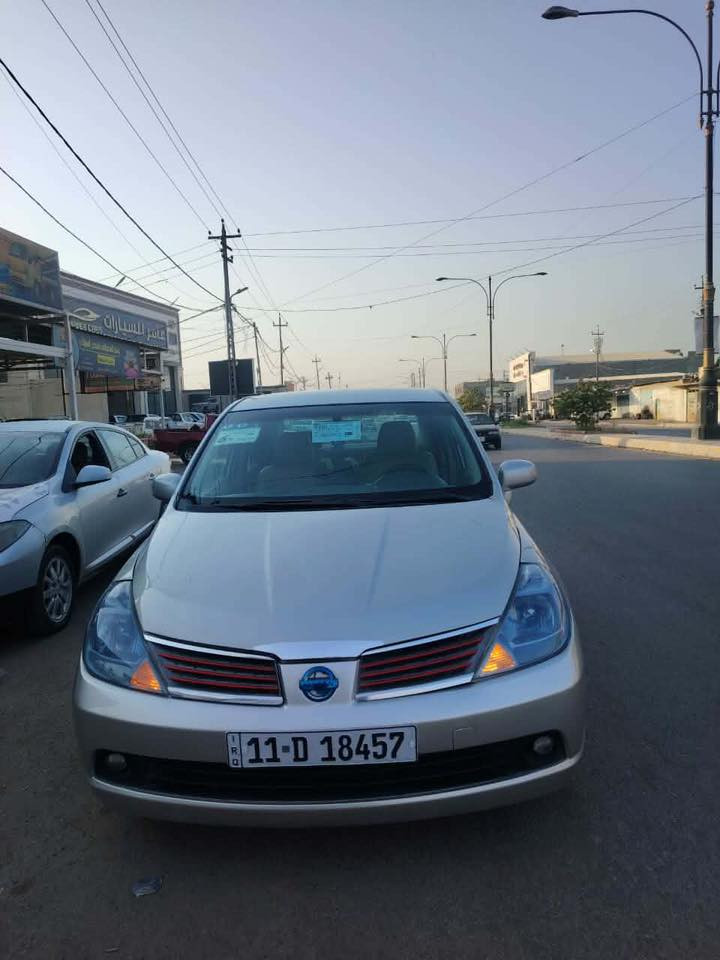 نيسان تيدا للبيع موديل 2007 مصبوغه كامل قضاء بلد ***********
