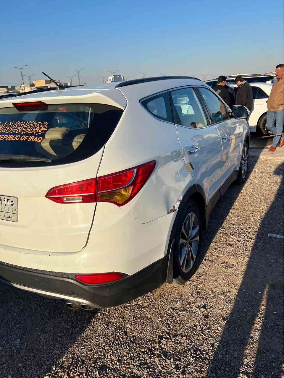 سلام عليكم سياره سنتافي موديل ٢٠١٦بسمنه سياره جاهزه مكينه وكير وحداديه وتبريد كله جاهزه سياره بيه ضربه بلمدكر الامامي بيه تصليح جوه  وبيه صبغ بجم وبيه صبغ بلمدكر الخلفي السعر ١٣٥ وبيه مجال مكاني بصره الامن داخلي *********** البصرة, العراق
