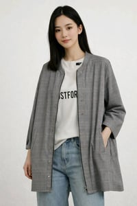 فستان طويل • خمري • تطريز صدر