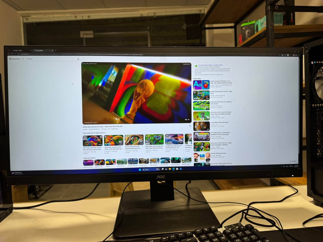 monitor AOC gaming
34inch 
ultra wide 
144hz
display port: 2k 144hz
HDMI: 4k 120hz
speaker 🔊
زۆر خاوێن و سەماعەش لە خۆیەتی  🔊 أربيل, العراق


**إذا كنت صاحب هذا الإعلان وتريد حذفه لأي سبب، رجاءا أرسل رسالة إلى الدعم الفني**