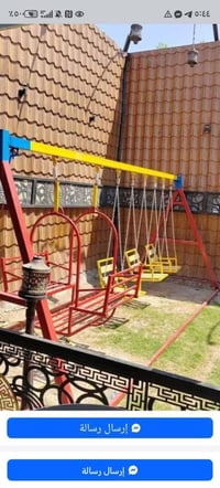 معمل بركات ميثم التمار لفن الحداده انواع نجف مرجوحات  جرابي مناقل  للت...