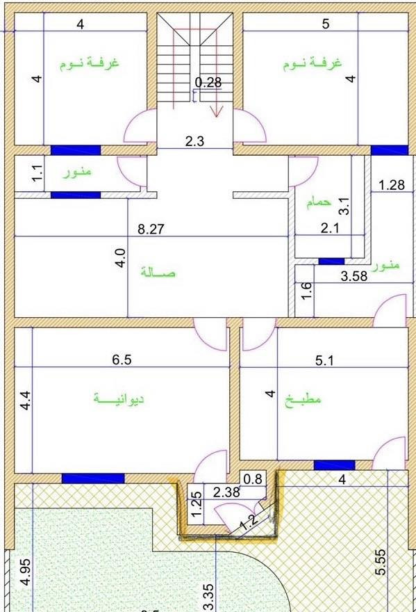 السلام عليكم 
دار للبيع المساحه 250 متر منطقه الشراع قبل محطه أسوار المدينه يعني بالبدايه قريب على الشارع العام يبعد 50 متر فقط عن الشارع الرئيسي منطقه كامله داخله مرتسم بلديه شارع 10 متر  الداخل بعده ما كامل واصل مرحله ماء ومجاري كامله واصل حسابهن كامل  حتى الكهربائي واصل حسابه كامل 
 السعر58 مليون  للاستفسار***********

