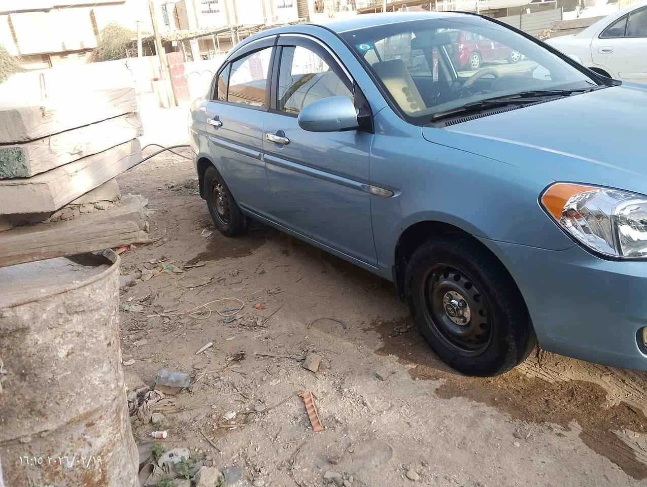 اكسنت 2009 خليجي محرك 1600 رقم بغداد هزه وسنويه جديده بسمي جارده ومصبوغه فقط بيه طخه صغيره بجاملغ خلفي سياره حيل مصروفه عليه وجاهزه من كلشي داخل عسلي سيتم صوت ودمام وكامره وشاشا عندي كير بي تخيره بسيطه سعر 78مكاني بغداد الرقم ***********
