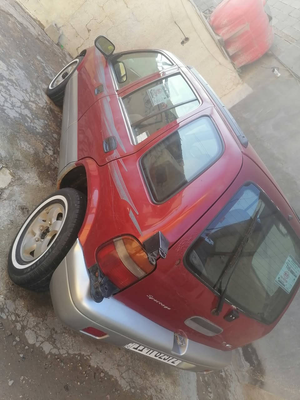 السلام عليكم سبورتج للبيع مديل 2001 رقم بغداد مكينه وكير جدد صدر امامي خلفي جديد مكفولةمن الضربة والتبديل سنويه باسمي 28 مكان بغداد السعر 43 وبيها مجال بسيط رقم الهاتف ***********
