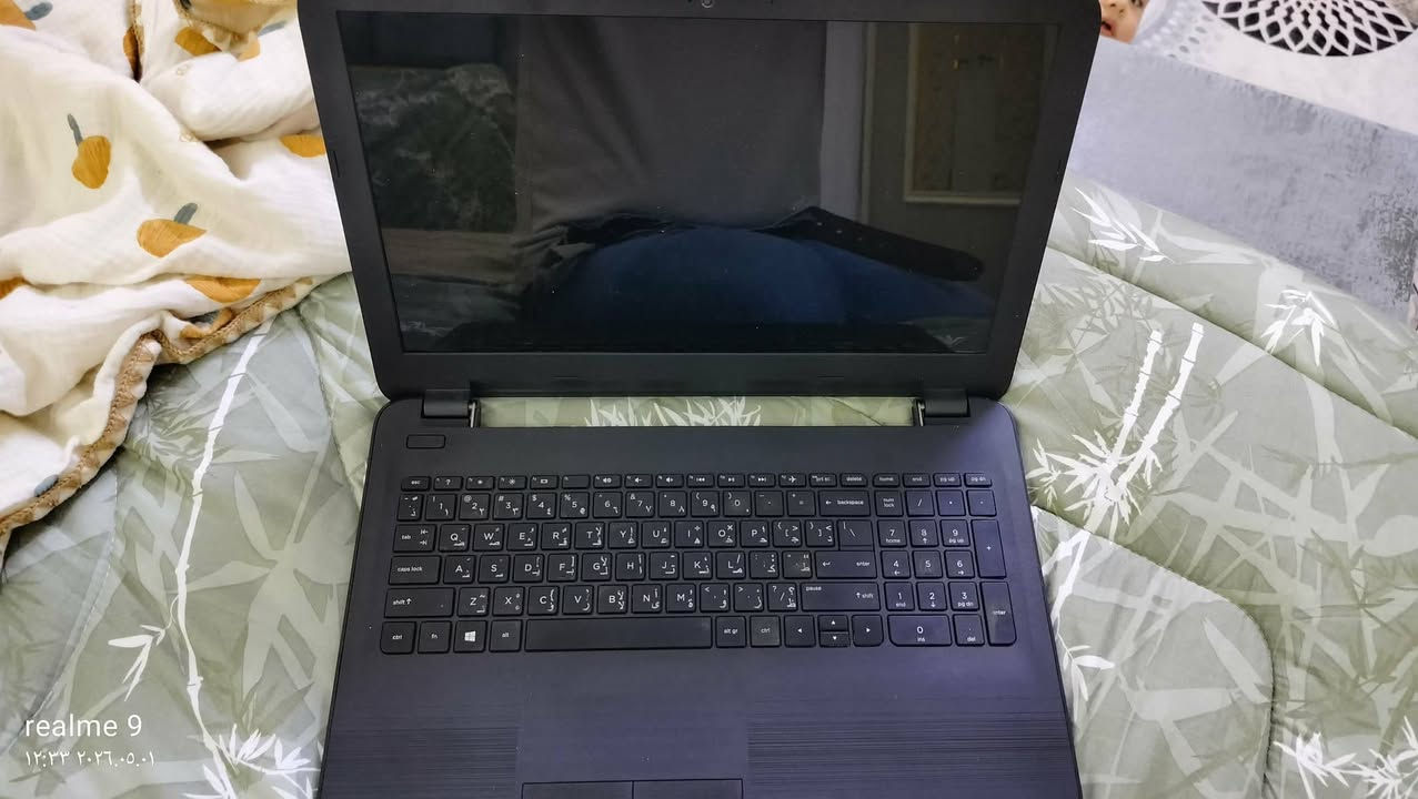 لابتوب hp مواصفات
اسم الجهاز hp notebook 15ac189nia
معالج i5-6200u جيل سادس
رام 8كيكا (4+4)
بدون هارد
كارت شاشة داخلي intel 
كارت شاشة خارجي 2 كيكا amd 
شاشة حجم 15.6 hd
نظام وندوز 10 
بطارية الجهاز جديدة 
السعر 120 وبي مجال 
رقمي ***********ما ويا شاحنه
