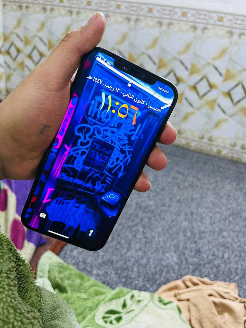 سلام عليكم ايفون 12 برو ماكس ممفتوح بطاريه78 ذاكره 256 فقط بي نقطتين صغار ممبينات بشاشه وشوفت عينك النضافه 👁️
السعر 400 رقمي ***********
المكان بغداد الدوره ابو دشير
