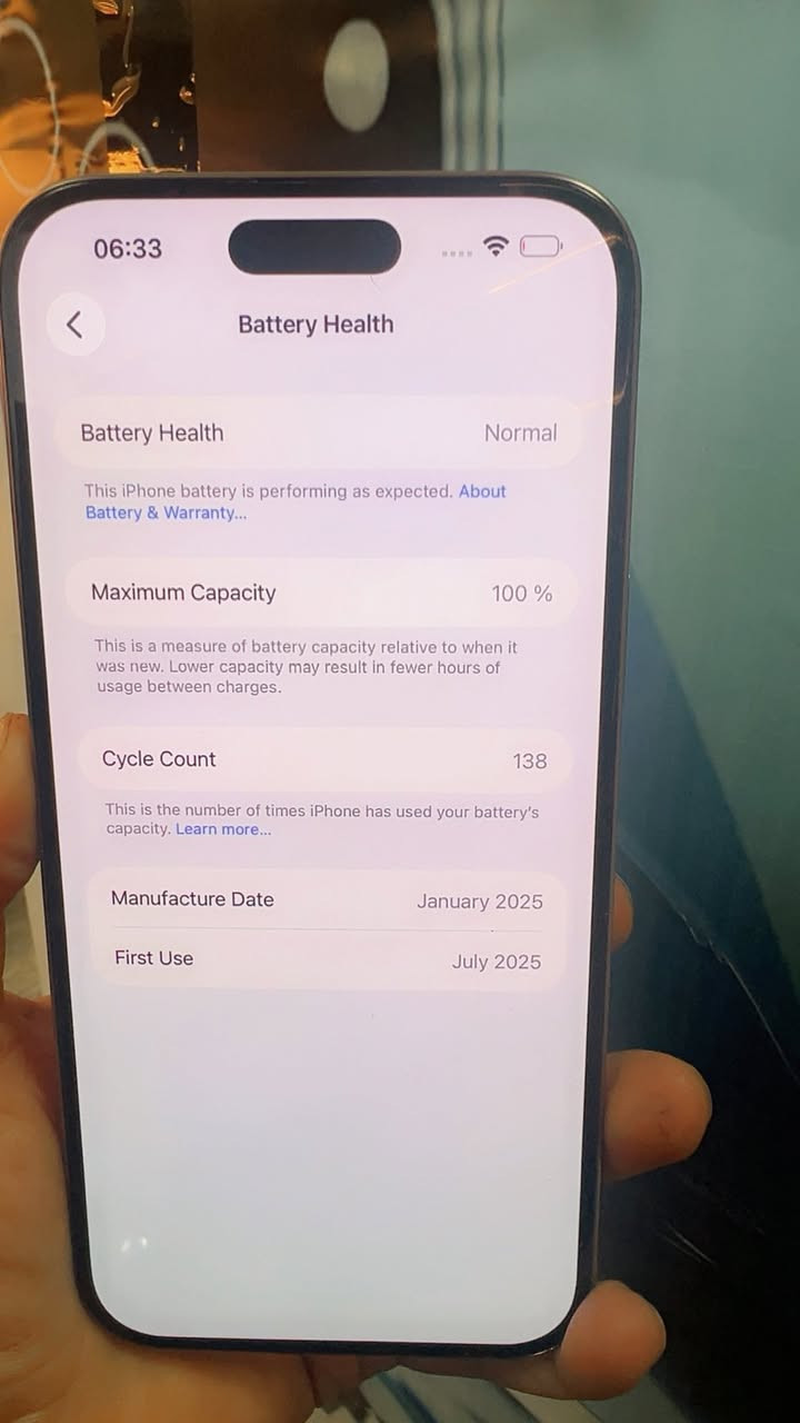السلام عليكم
" ايفون 📲16 برو ماكس 
" اللون دزيرت المميز 
" بطاريه 🔋100
" ذاكره 256 
" شرق اوسط عربي 
" ماستر AEA
" نموذج M 
"شخط واحد ما بي اخو الجديد
" مبدل شاشه تفصيخ 
السعر / مليون  و40 وبي مجال بسيط كلش حك جيه
العنوان / بغداد الدوره شارع الصحه 
للتواصل / ***********
