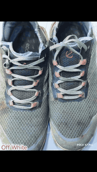 ✨ خدمة تنظيف ومعالجة الأحذية – قبل وبعد ✨ يسرّ Laundry Off White أن تق...